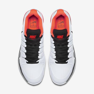 Nike Mens Zoom Vapor 9.5 Tour Clay Court Tennis Shoes - White/Crimson - main image