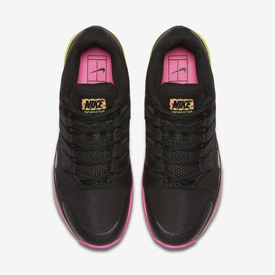 Nike Womens Zoom Vapor 9.5 Tennis Shoes - Black/Volt/Pink - main image