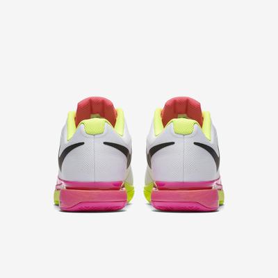 Nike Womens Zoom Vapor 9.5 Tennis Shoes - White/Volt/Pink - main image