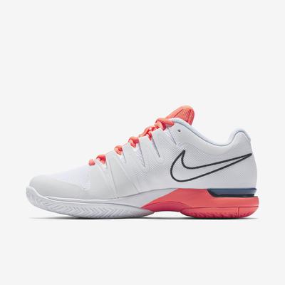 Nike Womens Zoom Vapor 9.5 Tennis Shoes - White/Navy/Bright Mango - main image