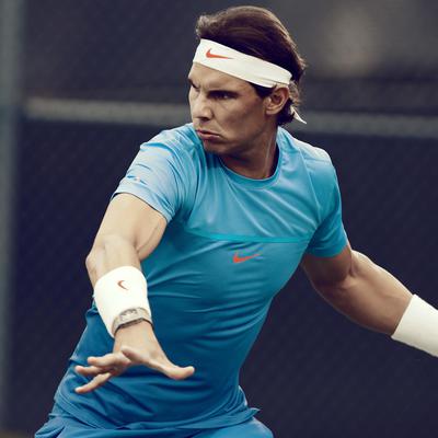 Nike Mens Challenger Premier Rafa Crew Gradient - Vivid Blue - main image