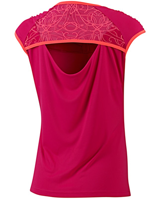 Adidas Womens adiZero Feather Capsleeve - Sharp Red/Turbo-Pink - main image