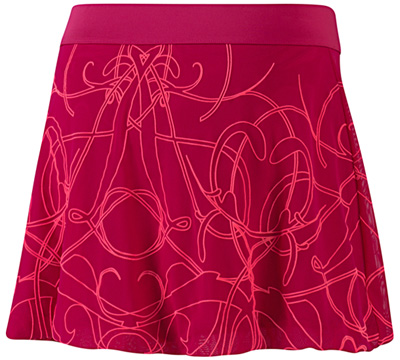 Adidas Womens adiZero Feather Skort - Sharp Red/Turbo-Pink - main image