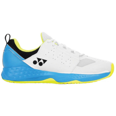 Yonex Mens Lumio 4 Tennis Shoes - White/Ocean Blue - main image