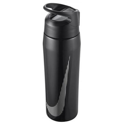 Nike HyperCharge Straw Water Bottle - Black/Silver - main image