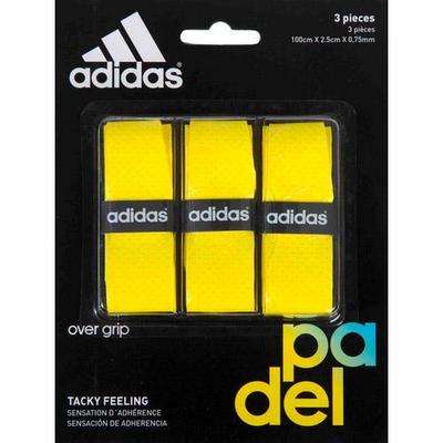 Adidas Padel Overgrips (Pack of 3) - Yellow - main image