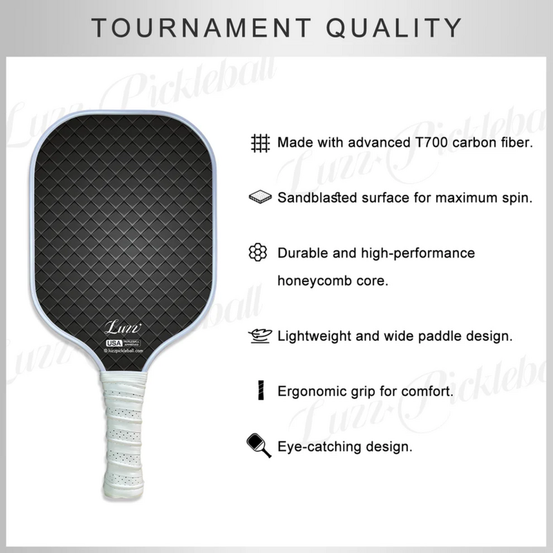 Luzz Infinity Dark Pickleball Paddle - main image