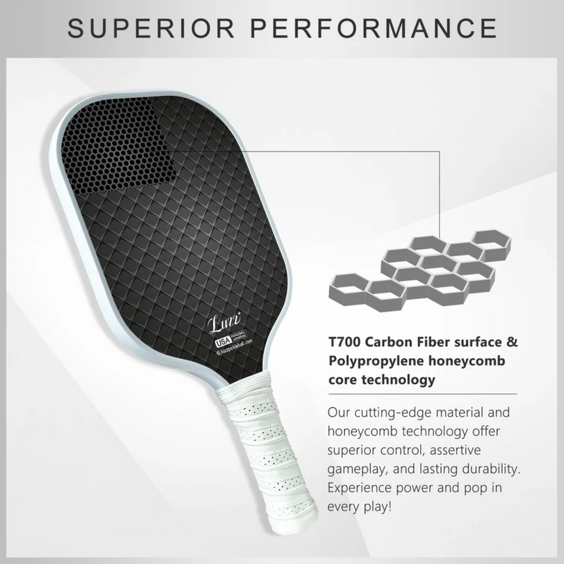 Luzz Infinity Dark Pickleball Paddle - main image