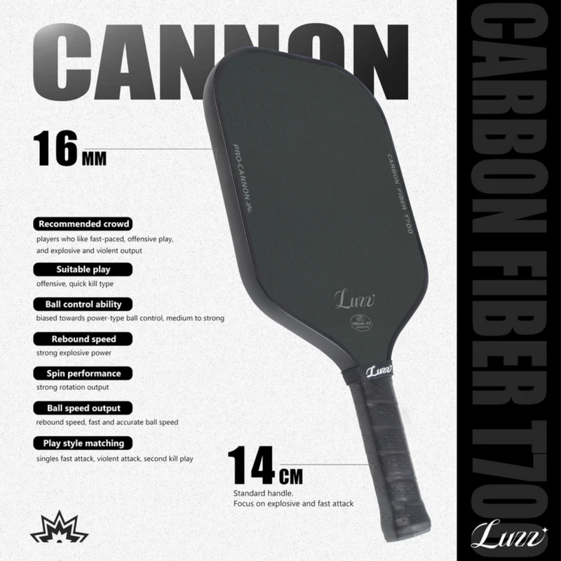Luzz Cannon Pickleball Paddle - main image