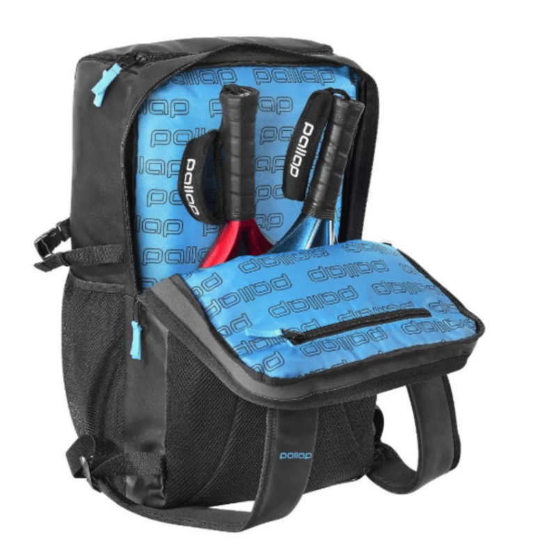 Pallap Travel Technical Backpack - Black/Cyan Blue - main image