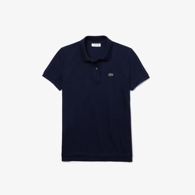 Lacoste Womens Soft Cotton Polo  - Navy Blue - main image