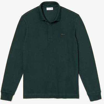 Lacoste Mens Paris Long-Sleeve Polo Shirt - Green - main image