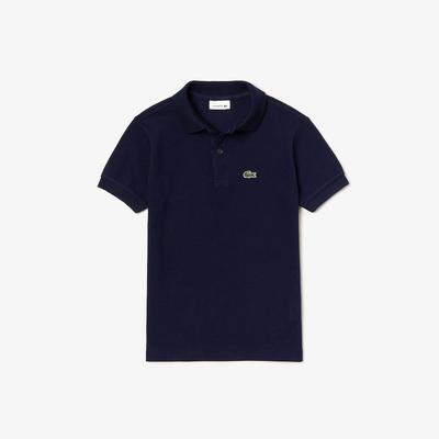 Lacoste Boys Petit Pique Tennis Polo - Navy Blue - main image
