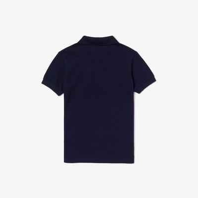 Lacoste Boys Petit Pique Tennis Polo - Navy Blue - main image