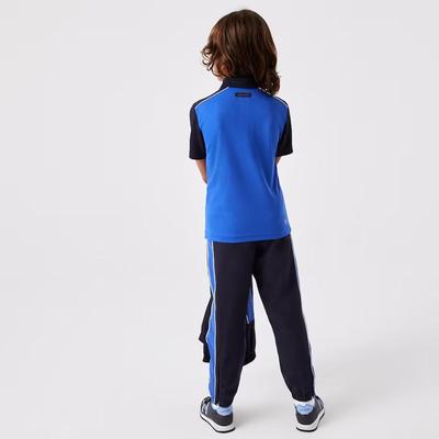 Lacoste Boys Sport Ultra-Dry Piqué Tennis Polo - Blue/Navy Blue - main image