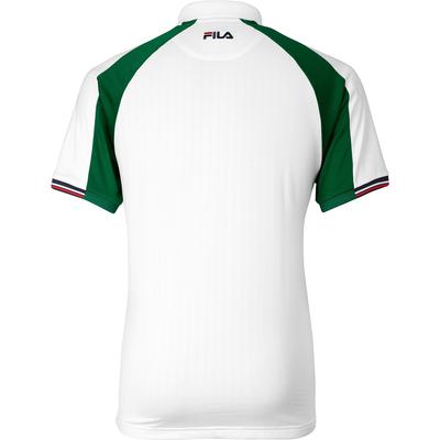 Fila Mens Heritage Polo - White/Green - main image