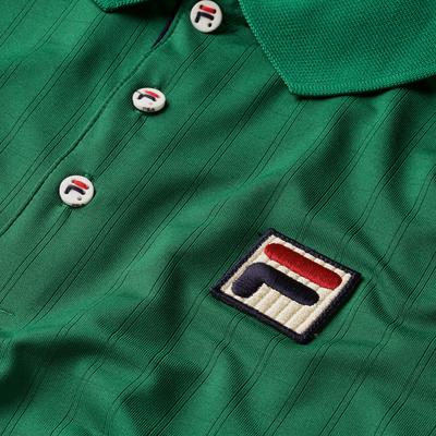Fila Mens Heritage Polo - Green/Navy - main image