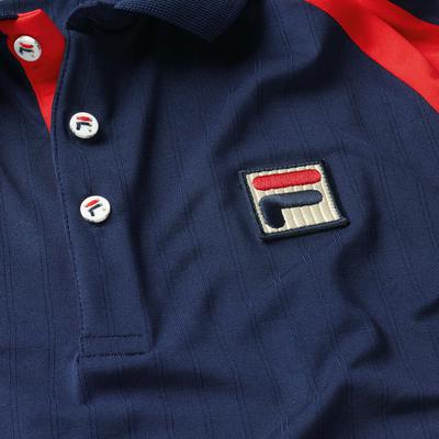 Fila Mens Heritage Polo - Navy/Red - main image