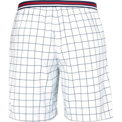Fila Mens Heritage Window Pane Shorts - White/Navy - main image