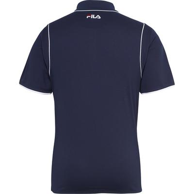Fila Mens Heritage Solid Polo - Navy Blue