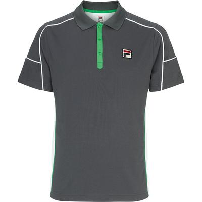 Fila Mens Legends Polo - Ebony/Bright Green - main image