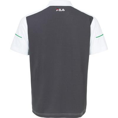 Fila Mens Legends Polo - Ebony/Bright Green - main image