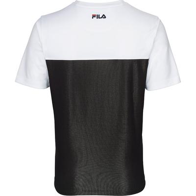 Fila Mens Colourblocked Crew - Black/White/Blue