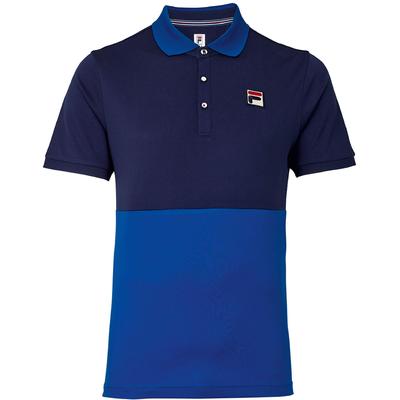 Fila Mens Heritage Colourblock Polo - Navy - main image