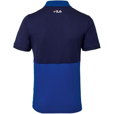 Fila Mens Heritage Colourblock Polo - Navy - main image