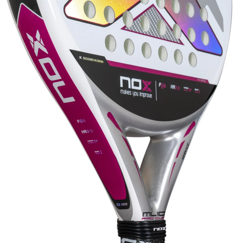NOX ML10 Pro Cup Silver Miguel Lamperti Padel Racket 2026 - main image