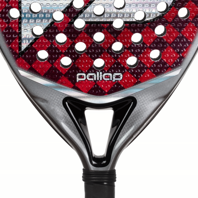 Pallap Power Star 2026 Padel Racket - Silver/Red - main image