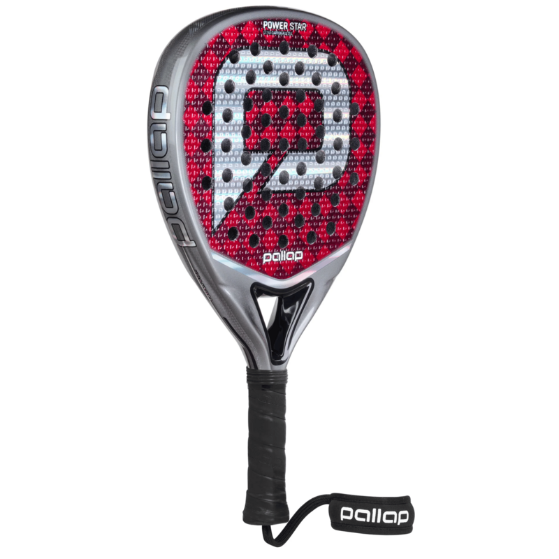 Pallap Power Star 2026 Padel Racket - Silver/Red - main image