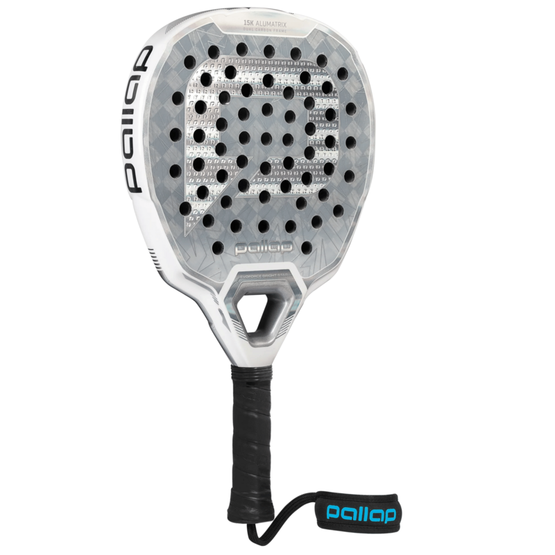 Pallap Evoforce Bright Star Padel Racket - White/Silver - main image