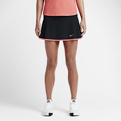 Nike Womens Premier Maria Skirt - Black/Hot Lava - main image