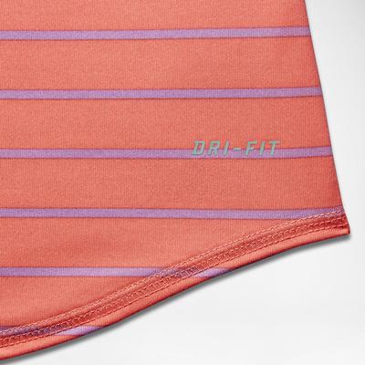 Nike Womens Printed Baseline 3/4 Sleeve Top - Hot Lava - main image