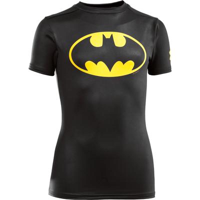 Under Armour Boys Batman Fitted Top - Black - main image