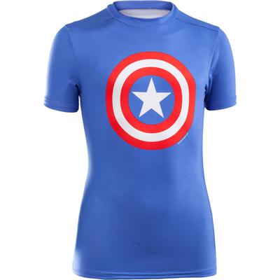 Under Armour Boys Captain America Fitted Top - Royal Blue/Red - main image