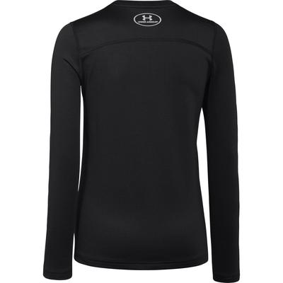 Under Armour Boys ColdGear Long Sleeve Baselayer Top - Black - main image