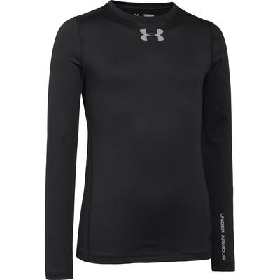 Under Armour Boys ColdGear Long Sleeve Baselayer Top - Black - main image