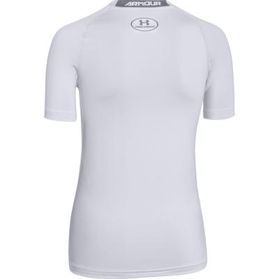 Under Armour Boys HeatGear Armour Fitted Tee - White - main image