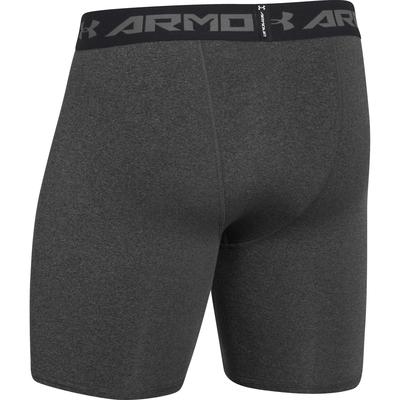 Under Armour Mens HeatGear Compression Short - Carbon Heather - main image