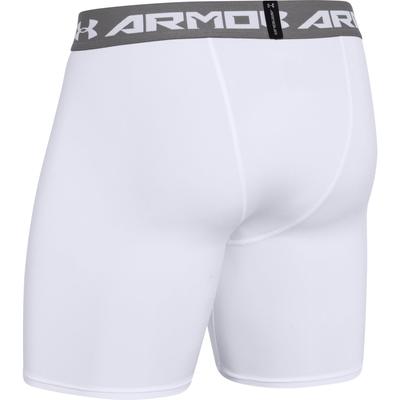 Under Armour Mens HeatGear Compression Short - White - main image