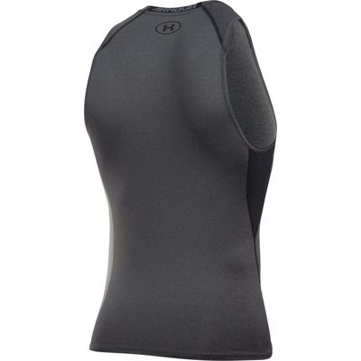 Under Armour Mens HeatGear Compression Tank Top - Carbon Heather - main image