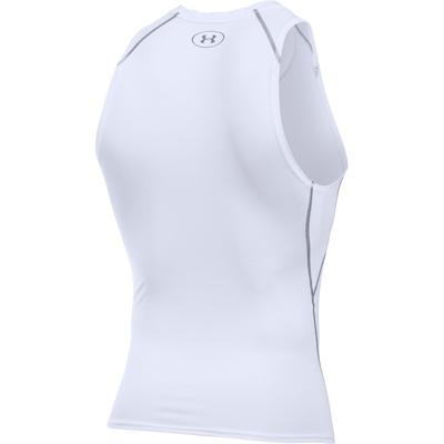Under Armour Mens HeatGear Compression Tank Top - White - main image