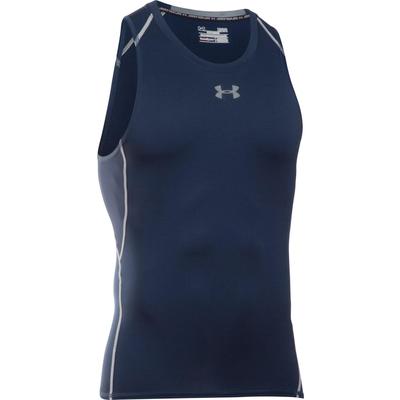 Under Armour Mens HeatGear Compression Tank Top - Navy - main image
