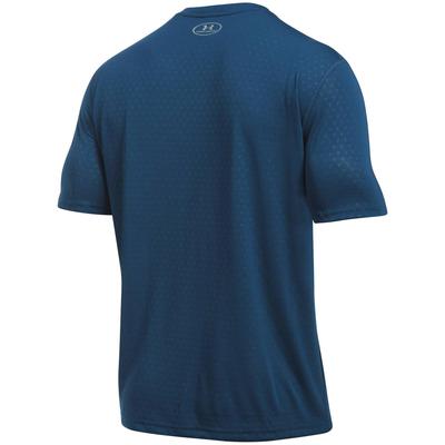 Under Armour Mens Threadborne Embossed Tee - Blackout Navy - main image