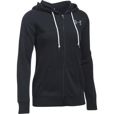 Under Armour Womens Favourite Fleece Full Zip Hoodie - Black