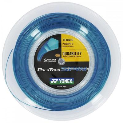 Yonex PolyTour Spin 200m Tennis String Reel - Blue 