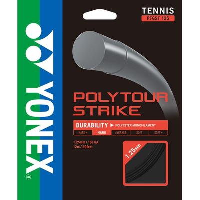 Yonex PolyTour Strike Tennis String Set - Black