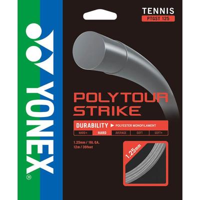 Yonex PolyTour Strike Tennis String Set - Iron Grey